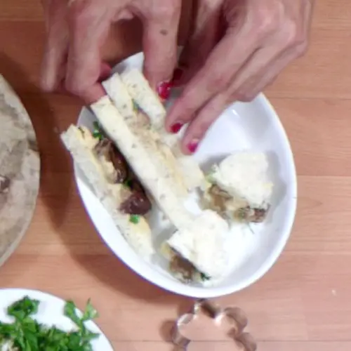 ricetta tramezzini all'hummus