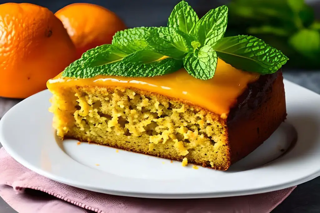 Torta vegana bergamotto e arance